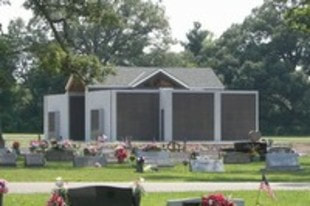 New mausoleum at Oak Dale Cemetery