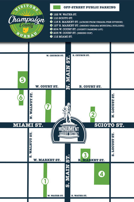 Downtown Urbana Parking Map